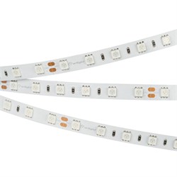 Лента RT 2-5000 24V Pink 2x (5060, 300 LED, LUX) (Arlight, 14.4 Вт/м, IP20) 015969-1 - фото 100823