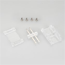 Коннектор прямой для ленты ARL-50000PV (15.5x6mm) прозрачный (Arlight, Пластик) 027067 - фото 102046