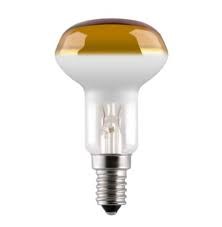 Лампа GE 40R50/Y/E14 230V       (зеркальная D50mm жёлтая прозрачная) - 91388 - фото 10233