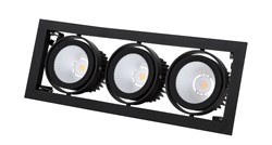 Светильник KARDO 3 32/930 38гр черный - светодиодный встраиваемый   карданного типа DL-20000030016093 - фото 103282