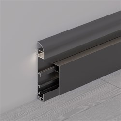 Профиль PLINTUS-H80-2000 BLACK (Arlight, Алюминий) 045448 - фото 103384