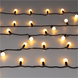 Светодиодная гирлянда ARD-BALL-CLASSIC-D23-10000-BLACK-80LED WARM (230V, 3.5W) (Ardecoled, IP65) 025617 - фото 104109