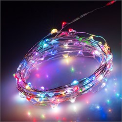 Светодиодная гирлянда ARD-CLASSIC-DEW-5000-CLEAR-100LED-STD RGB (12V, 3.2W) (Ardecoled, IP65) 034762 - фото 104122