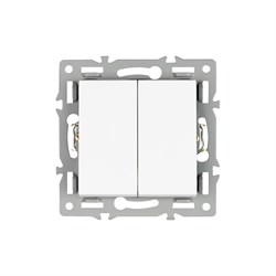 Механизм выключателя двухклавишный проходной SWT-MKP2-PL-WH (250V, 16A) (Arlight, -) 043727 - фото 104946