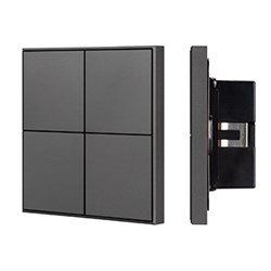 INTELLIGENT ARLIGHT Кнопочная панель KNX-304-23-IN Black (BUS, Frame) (IARL, IP20 Металл, 2 года) 039667 - фото 105363