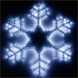 Фигура ARD-SNOWFLAKE-M4-750x750-324LED White (230V, 18W) (Ardecoled, IP65) 025307 - фото 105662