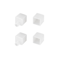 Заглушка WPH-FLEX-1212-TOP WHITE с отверстием (Arlight, Пластик) 040859 - фото 106111