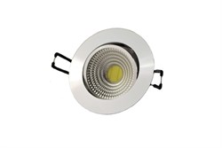 Светильник FL-LED Consta B 7W White 6400K    белый 7Вт 560Лм (  встр. пов.)(S411) D=85мм d=68мм h=45мм S411 - фото 10686
