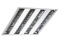 Светильник FL-LED PANEL-T40 6400K 595*595*57мм 40Вт 3200Лм (  растровый)  (S200) S200 - фото 10769