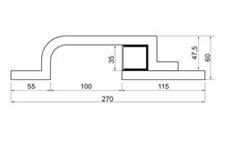 Декоративный Профиль ARL-BAY-ROUND-35-250 (ГКЛ 12.5мм) (Arlight, -) 022255 - фото 108614