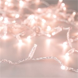 Светодиодная гирлянда ARD-STRING-CLASSIC-1000-CLEAR-100LED-PULSE Rose Gold (230V, 7W) (Ardecoled, IP65) 031643 - фото 109666
