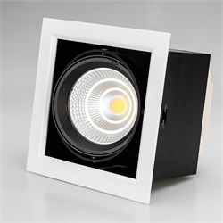 Светильник CL-KARDAN-S190x190-25W White6000 (WH-BK, 30 deg) (Arlight, IP20 Металл, 3 года) 026500 - фото 109692