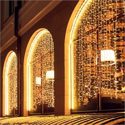 Светодиодная гирлянда ARD-CURTAIN-CLASSIC-2000x9000-CLEAR-2200LED-WATERFALL White (230V, 180W) (Ardecoled, IP65) 024876 - фото 110360