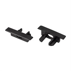 Заглушка для MIC-FS чёрная с отверстием (Arlight, Пластик) 040124 - фото 110658