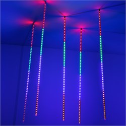 Светодиодная гирлянда ARD-ICEFALL-CLASSIC-D12-1000-5PCS-CLEAR-120LED-LIVE RGB (230V, 11W) (Ardecoled, IP65) 026056 - фото 110667