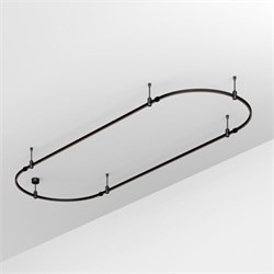 Трек ART-APRIORI-OVAL-ROD-200-3000x1000 (BK) (Arlight, IP20 Металл, 3 года) 048507 - фото 112029