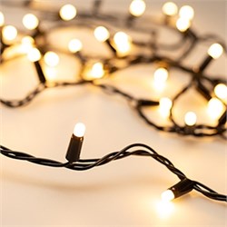Светодиодная гирлянда ARD-STRING-CLASSIC-1000-BLACK-100LED-MILK PULSE Warm (230V, 7W) (Ardecoled, IP65) 031650 - фото 112344