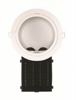 Светильник OSRAM DDL D C RD MT WT 2x26 С d235xd210x145 ЭмПРА белый+стекло OSRAM 4008321386038 - фото 11251