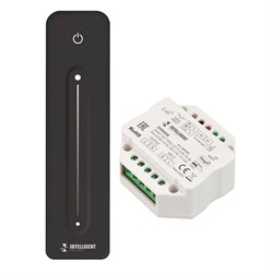 INTELLIGENT ARLIGHT Диммер SMART-SET-TRIAC-601-72-DIM-PD-IN Black (230V, 1x1.5A, ПДУ LINE, TY, 2.4G) (IARL, IP20 Пластик, 5 лет) 039331 - фото 112538
