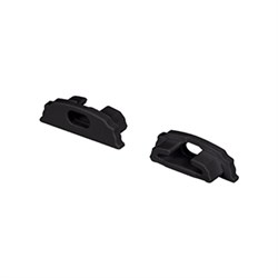 Заглушка ARH-BENT-W18 BLACK с отверстием (Arlight, Пластик) 039589 - фото 112557