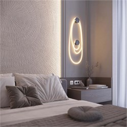 Крепление MOONLIGHT-BASE-ROUND-D25-L White (Arlight, Металл) 046038 - фото 112850