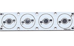 Плата 100x25-4E Emitter (4x LED, 724-117) (Turlens, -) 011056 - фото 114505