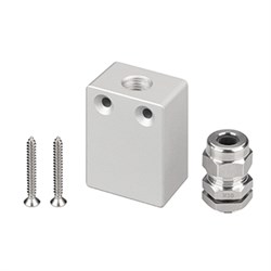 Заглушка ARH-FLOOR27-H28-DOWN с отверстием (Arlight, Металл) 040161 - фото 114760