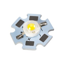 Мощный светодиод ARPL-Star-3W-BCX45 White (Arlight, STAR type) 020663