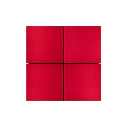 INTELLIGENT ARLIGHT Кнопочная панель KNX-304-23-IN Rose Red (BUS, Frameless) (IARL, IP20 Металл, 2 года) 039664 - фото 116448