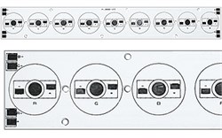 Плата 234x34-9E 3R-3G-3B Emitter (9x, 000-25) (Turlens, -) 013664 - фото 117555
