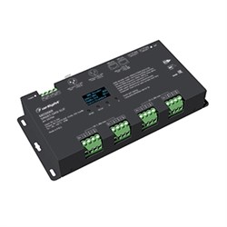 Декодер SMART-DMX-SUF (12-24V, 12x5A, XLR3, RJ45) (Arlight, IP20 Металл, 5 лет) 033768 - фото 118142