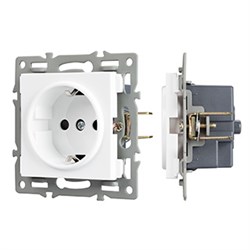 Механизм электрической розетки SCT-MEU1-PL-WH (250V, 16A) (Arlight, -) 043730 - фото 118346