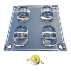 Блок линз STB 4 (130x60°, 4 LED) (Turlens, -) 013487 - фото 118880