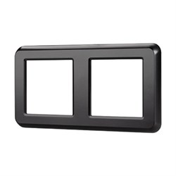 Рамка пластиковая FRM-VERSA-PL-2-BK (Arlight, -) 043778 - фото 120006