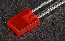 Светодиод ARL-2507URD-700mcd (Arlight, 2x5мм (прямоугольный)) 004189 - фото 120395