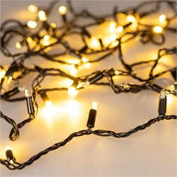 Светодиодная гирлянда ARD-STRING-CLASSIC-1000-BLACK-100LED-PULSE Warm (230V, 7W) (Ardecoled, IP65) 031649 - фото 120399