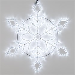 Фигура ARD-SNOWFLAKE-M9-900x900-360LED White (230V, 22W) (Ardecoled, IP65) 034256 - фото 120404