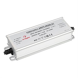 Блок питания ARPV-48200-A1 (48V, 4.2A, 200W) (Arlight, IP67 Металл, 3 года) 034690 - фото 120744