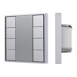 INTELLIGENT ARLIGHT Панель KNX-223-8-GREY (BUS) (IARL, IP20 Металл, 3 года) 027962-1 - фото 120970