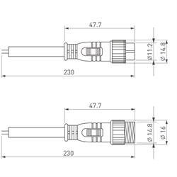 Коннектор подключения ARL-LINE-4pin (DMX512) (Arlight, Закрытый) 026393 - фото 121275