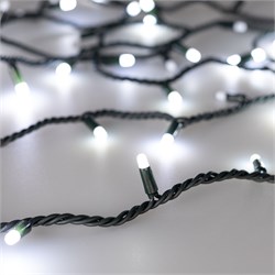 Светодиодная гирлянда ARD-STRING-PRO-1000-GREEN-100LED-MILK-PULSE White (230V, 7W) (Ardecoled, IP65) 031664 - фото 121301
