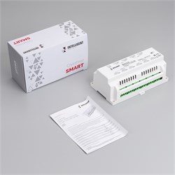 INTELLIGENT ARLIGHT Сплиттер SMART-DMX512-306-72-DIN (12-48V, 2-in, 6-out, RS-485) (IARL, IP20 Металл, 5 лет) 038937 - фото 121552
