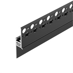 Профиль PLINTUS-FANTOM-H20-2000 BLACK (Arlight, Алюминий) 043618 - фото 121750