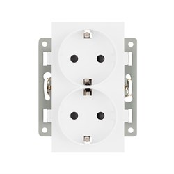 Механизм электрической розетки SCT-MEUD-PL-WH (250V, 16A) (Arlight, -) 043764 - фото 121826
