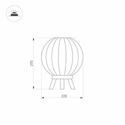 Светильник LGD-PEARL-TAB-7W Warm3000 (GR, 164 deg, 230V) (Arlight, IP65 Металл, 3 года) 029974 - фото 122357