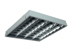 Светильник ARS/R/595 /2 HF 418 (T8 4*18)  ЭПРА  595x595x36 -   встр. 10641832 - фото 12305