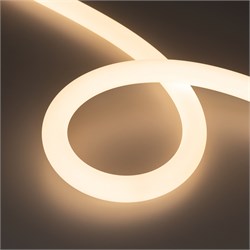 Лента герметичная MOONLIGHT-TOP-A336-D25mm 48V Warm3000 360deg (12.5 W/m, IP65, 2835, 20m, wire x1) (Arlight, Вывод прямой, 3 года) 037562 - фото 123080