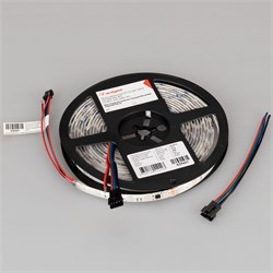 Лента герметичная SPI-SE-B60-10mm 24V RGB-PX6-BPT (12 W/m, IP65, 5060, 5m) (Arlight, бегущий огонь) 039601 - фото 123095
