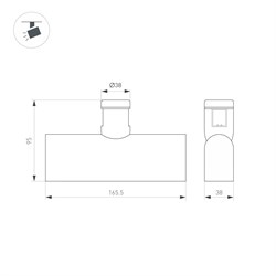 Светильник ART-APRIORI-LASER-L165-8W Warm3000 (TN, 48 deg, 48V) (Arlight, IP20 Металл, 3 года) 047781 - фото 123225