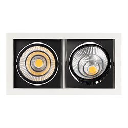 Светильник CL-KARDAN-S283x152-2x25W White6000 (WH-BK, 30 deg) (Arlight, IP20 Металл, 3 года) 028860 - фото 123618